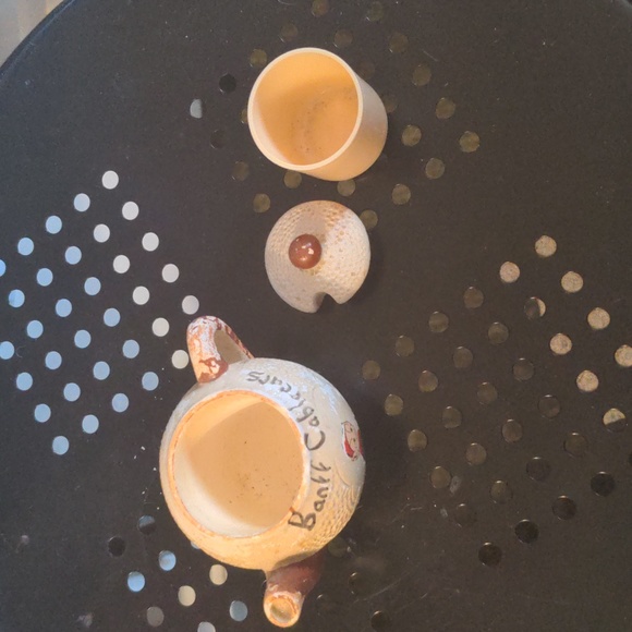 England Banff Cablvcars Mini Teapot Kettle Elf Signed British Manor Ware Signed - Picture 6 of 12